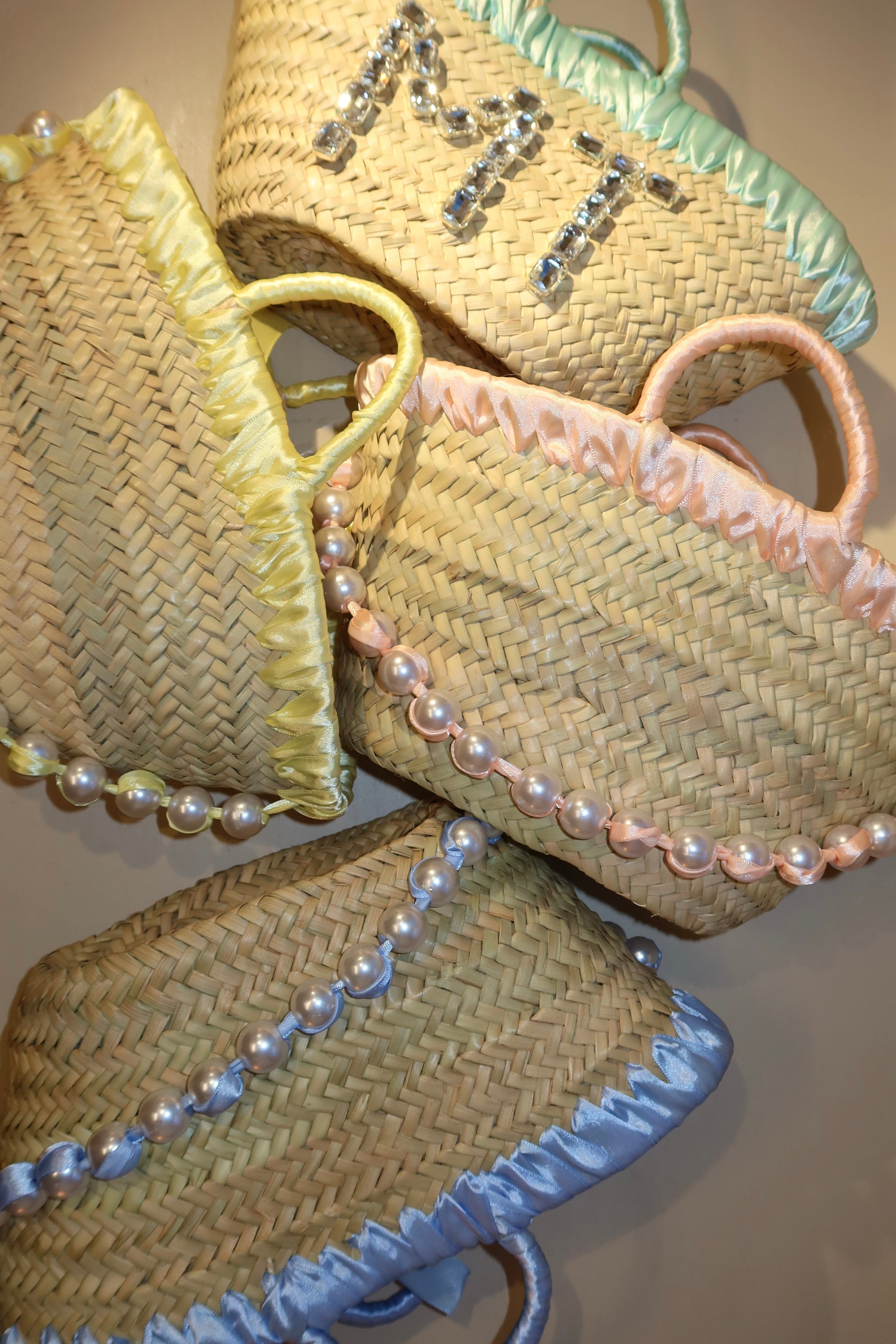 JANE BUCKET BAG , aqua blue