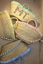 JANE BUCKET BAG , peach