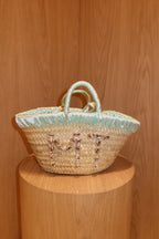 JANE BUCKET BAG W/ CRYSTALS , pastel colors