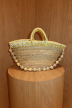 JANE BUCKET BAG , pale yellow