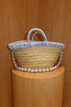 JANE BUCKET BAG , aqua blue
