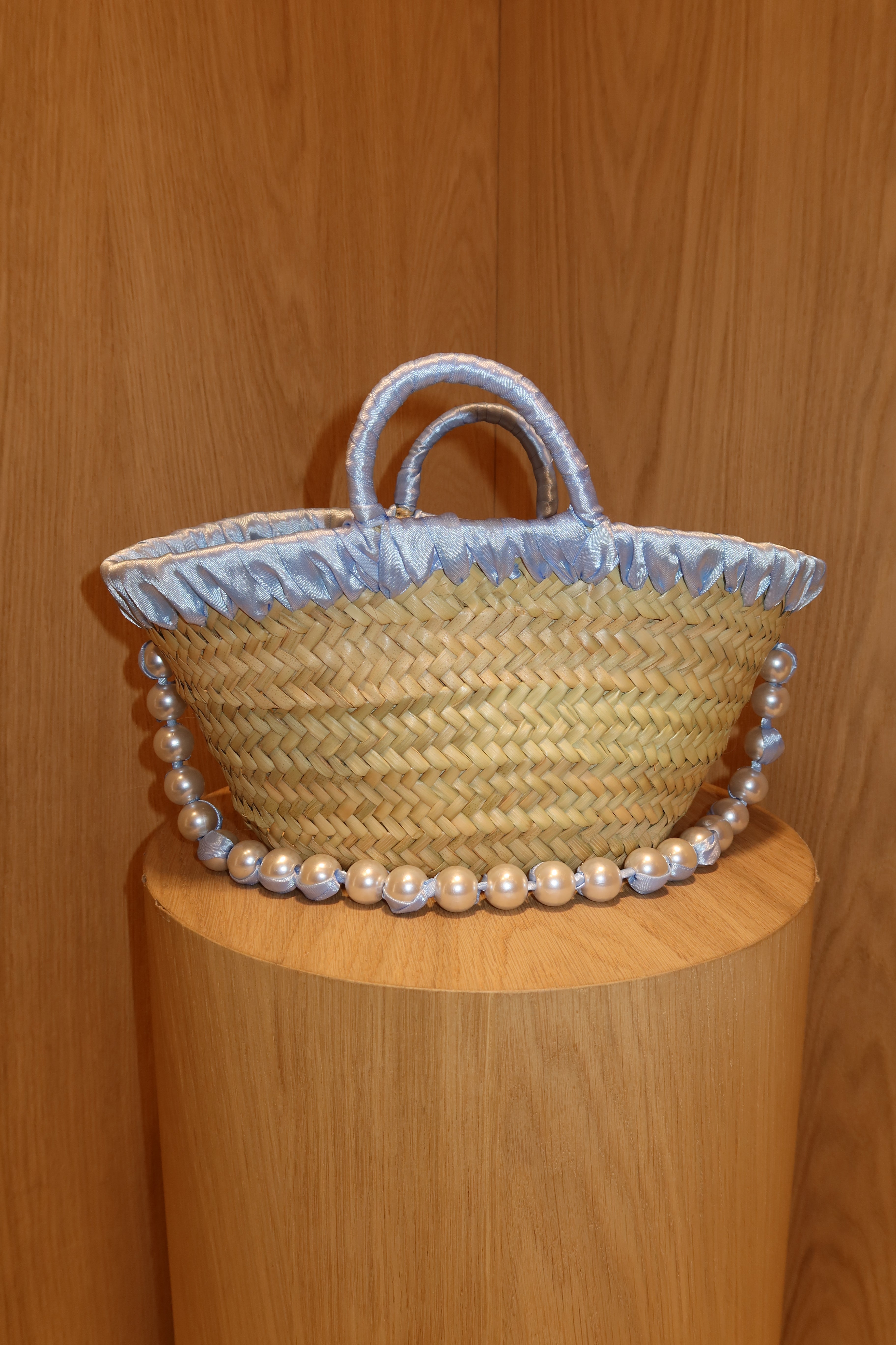 JANE BUCKET BAG , aqua blue