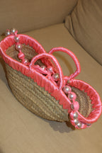 JANE BUCKET BAG , neon pink