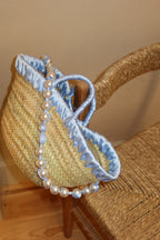 JANE BUCKET BAG , aqua blue
