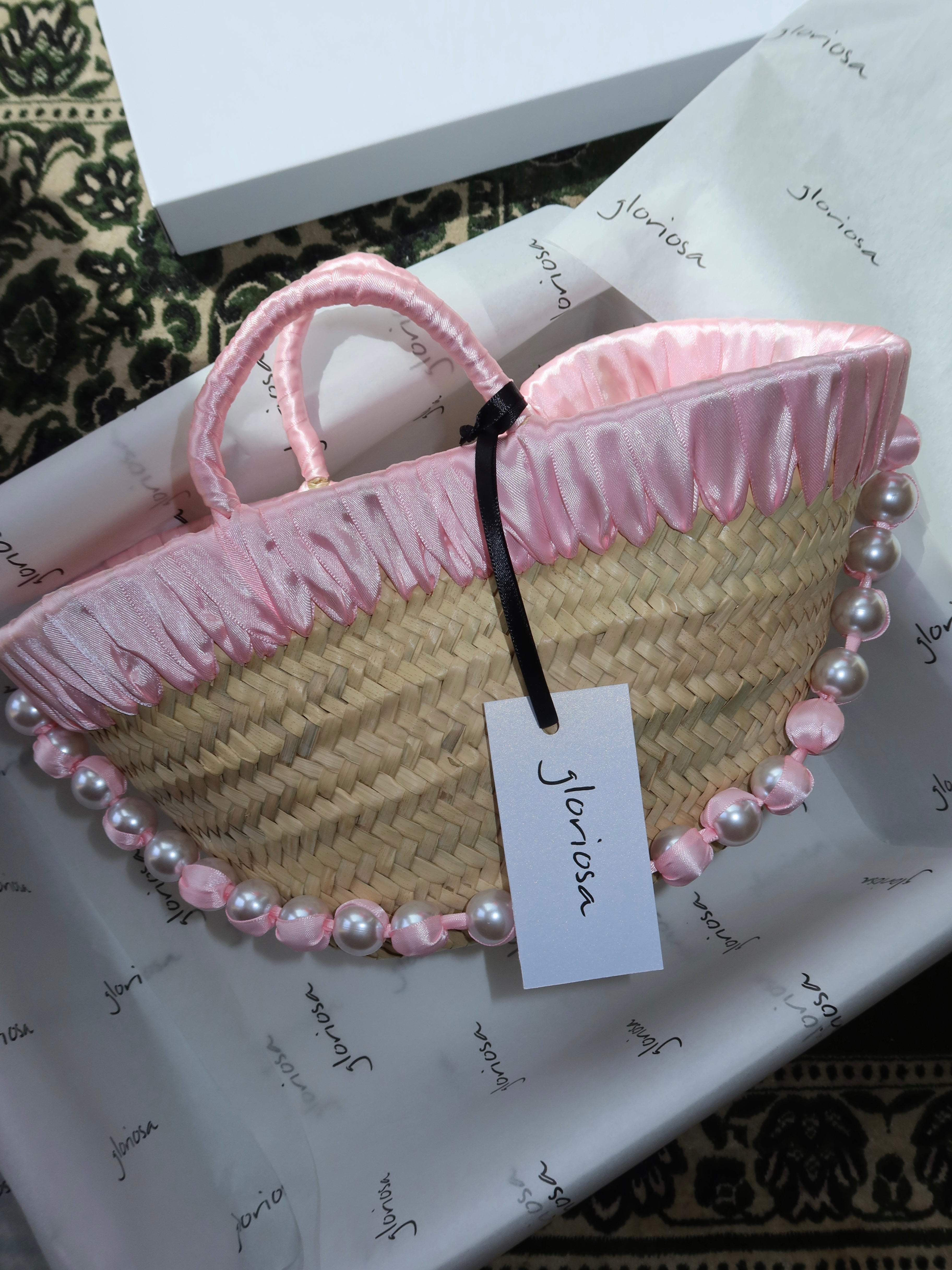 JANE BUCKET BAG , baby pink