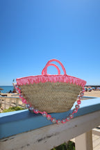 JANE BUCKET BAG , neon pink
