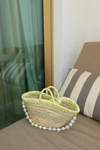 JANE BUCKET BAG , pale yellow