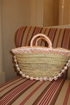 JANE BUCKET BAG , peach